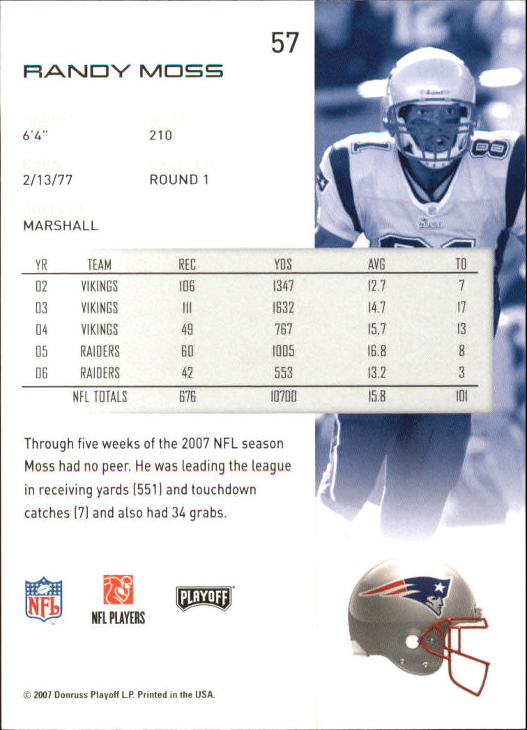 2007 Playoff NFL Playoffs Football Card Pick - Picture 115 of 361