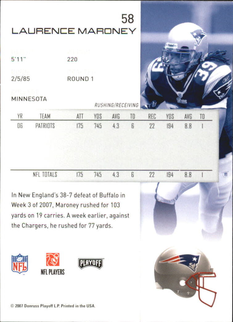 2007 Playoff NFL Playoffs Football Card Pick - Picture 117 of 361