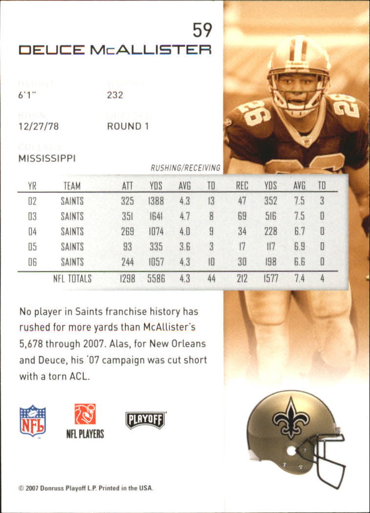 2007 Playoff NFL Playoffs Football Card Pick - Picture 119 of 361