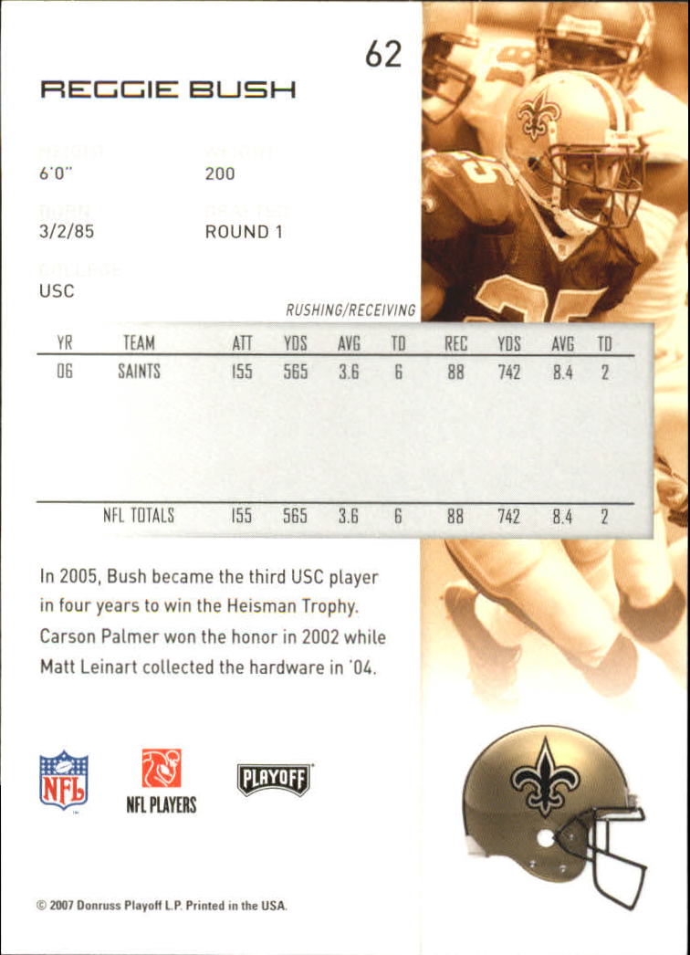 2007 Playoff NFL Playoffs Football Card Pick - Picture 125 of 361