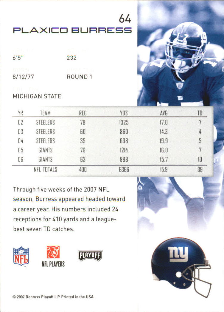 2007 Playoff NFL Playoffs Football Card Pick - Picture 129 of 361