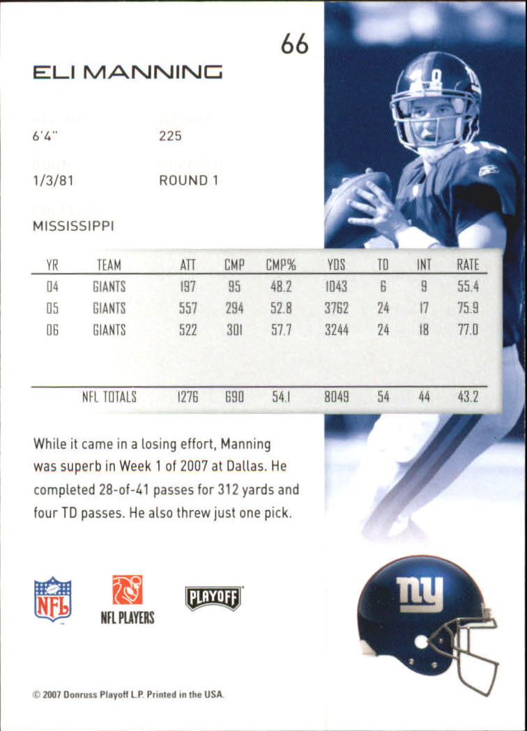 2007 Playoff NFL Playoffs Football Card Pick - Picture 133 of 361