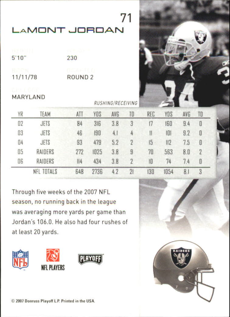 2007 Playoff NFL Playoffs Football Card Pick - Picture 143 of 361