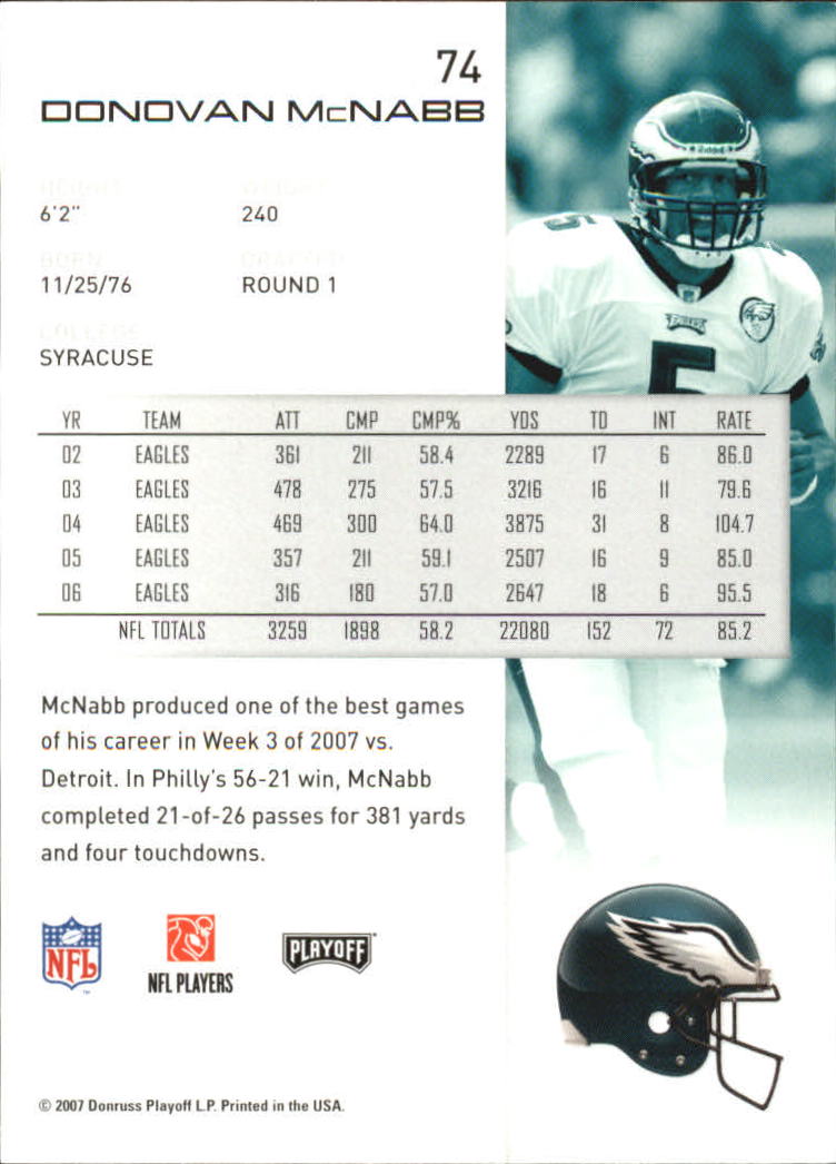 2007 Playoff NFL Playoffs Football Card Pick - Picture 149 of 361