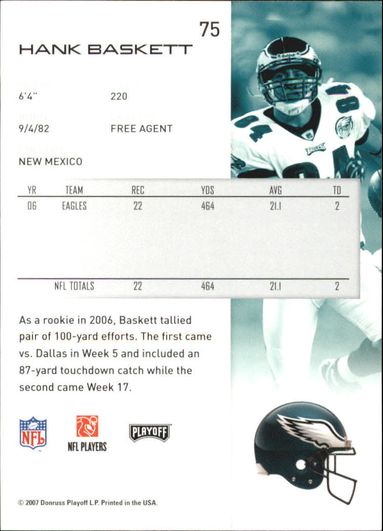 2007 Playoff NFL Playoffs Football Card Pick - Picture 151 of 361