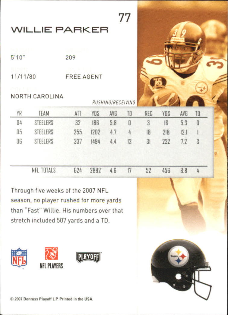 2007 Playoff NFL Playoffs Football Card Pick - Picture 155 of 361
