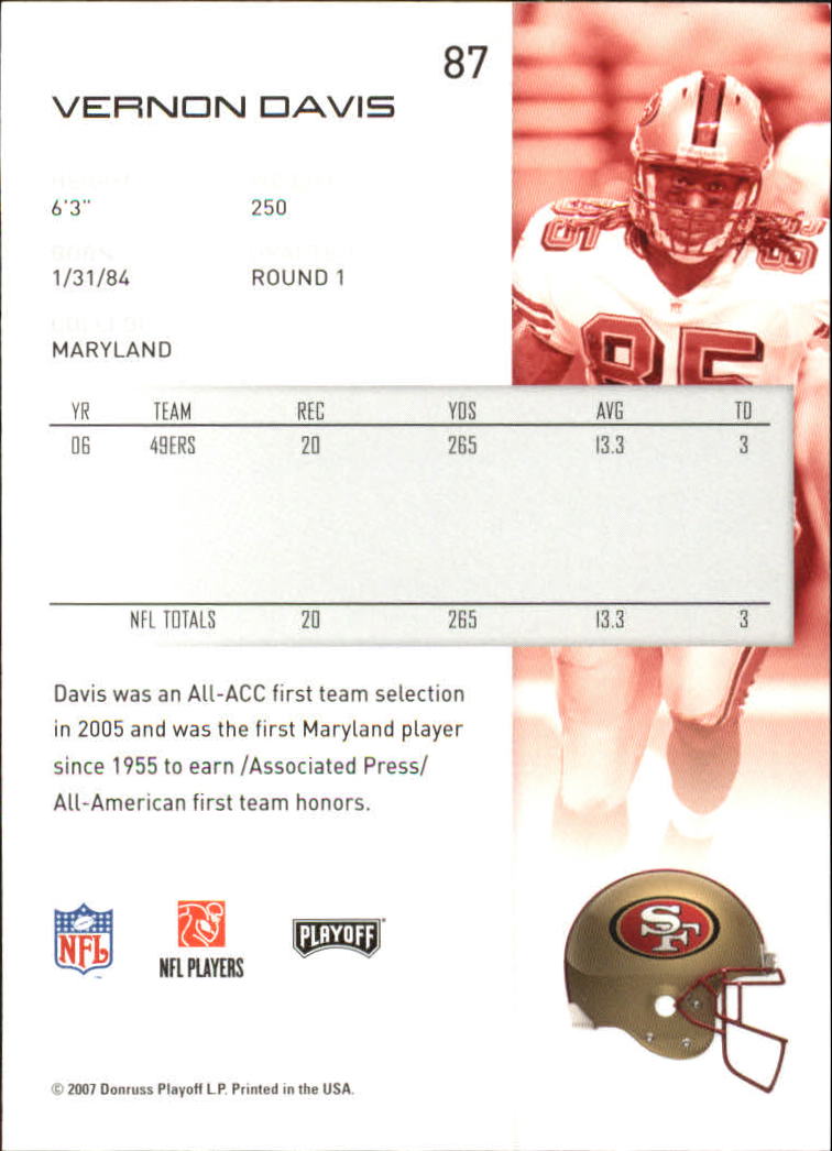 2007 Playoff NFL Playoffs Football Card Pick - Picture 175 of 361