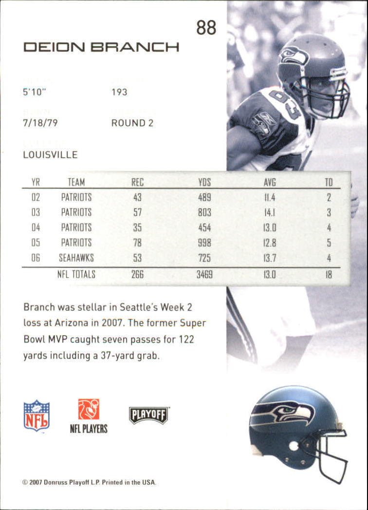 2007 Playoff NFL Playoffs Football Card Pick - Picture 177 of 361