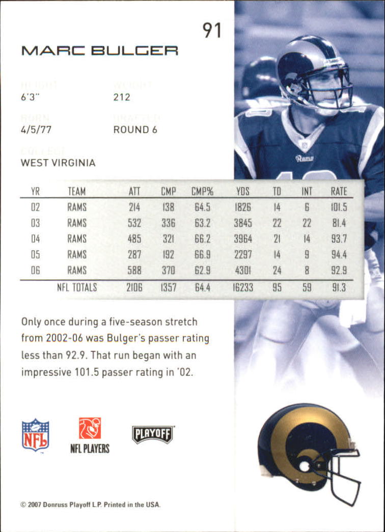 2007 Playoff NFL Playoffs Football Card Pick - Picture 183 of 361