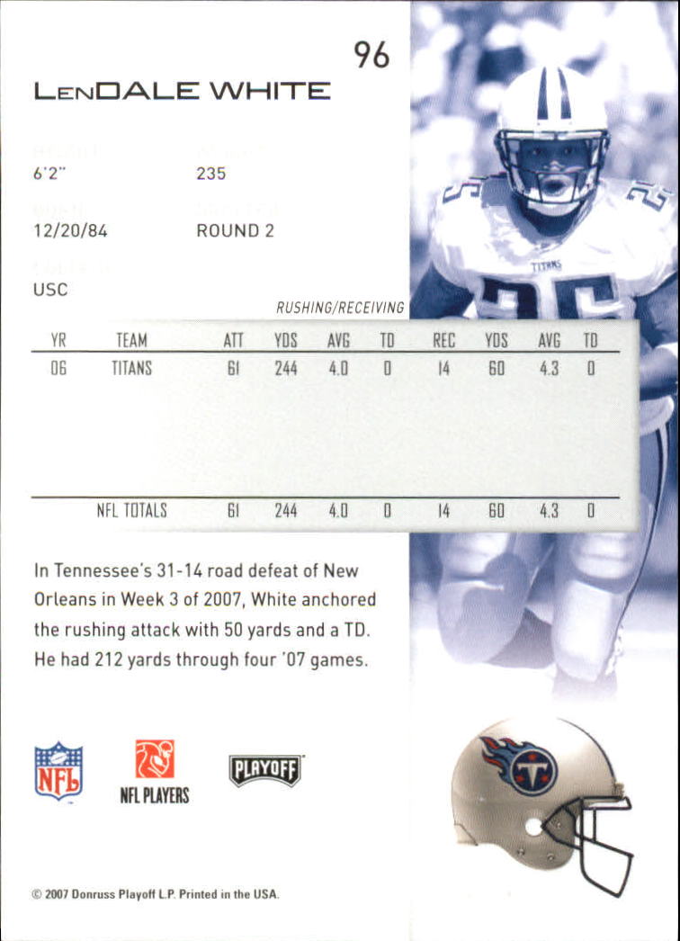 2007 Playoff NFL Playoffs Football Card Pick - Picture 193 of 361