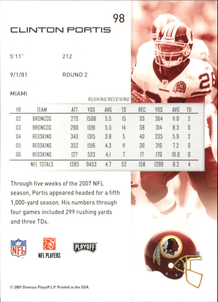 2007 Playoff NFL Playoffs Football Card Pick - Picture 197 of 361