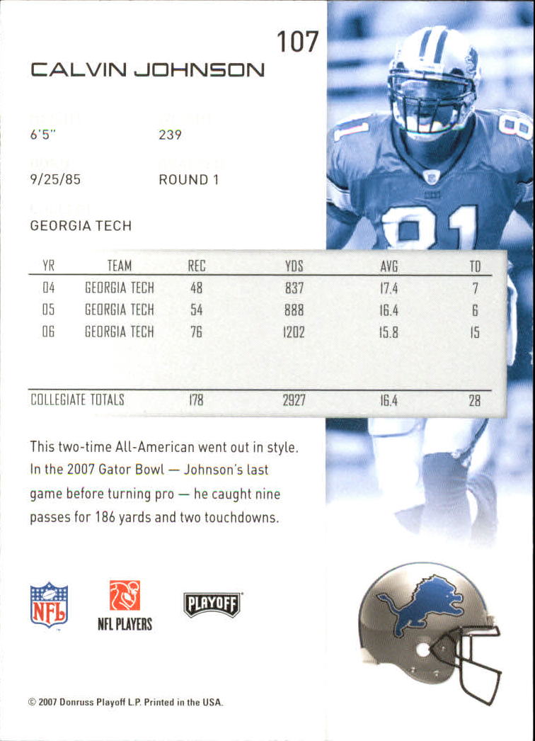 2007 Playoff NFL Playoffs Football Card Pick - Picture 215 of 361