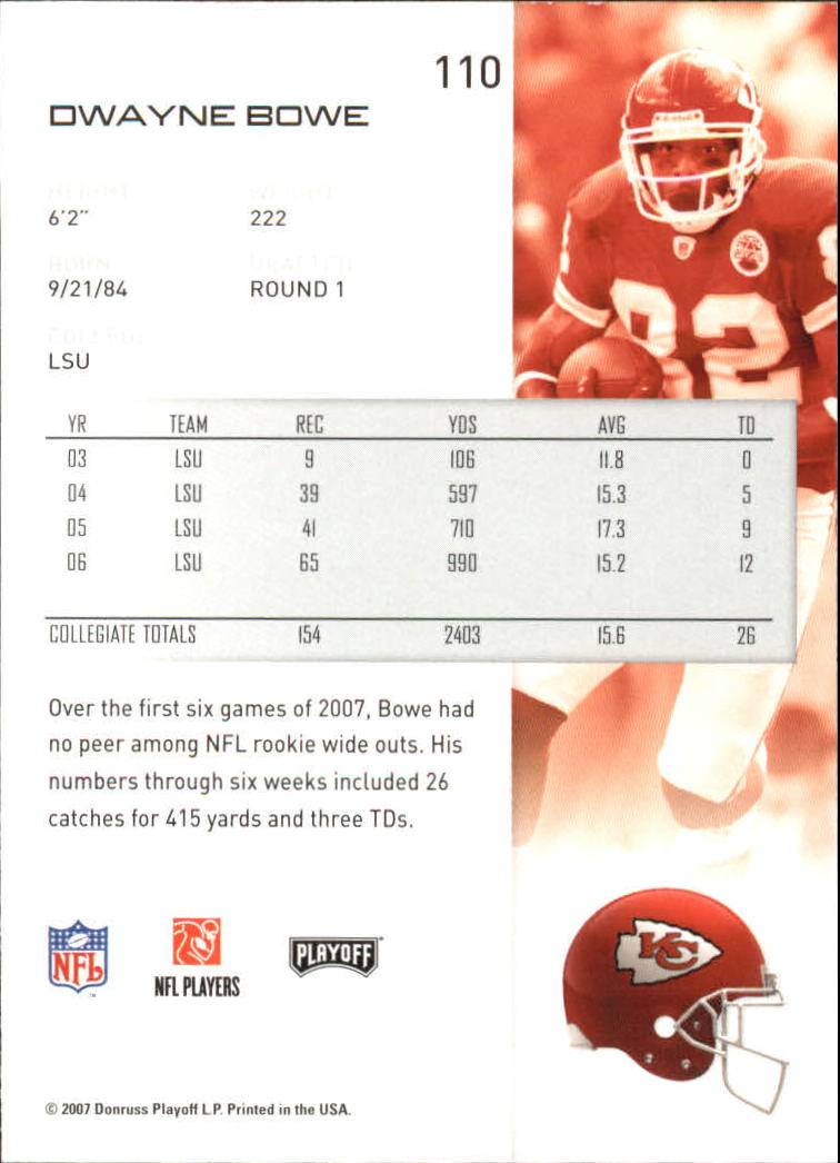 2007 Playoff NFL Playoffs Football Card Pick - Picture 221 of 361