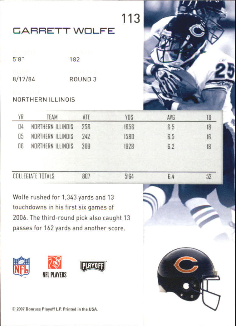 2007 Playoff NFL Playoffs Football Card Pick - Picture 227 of 361
