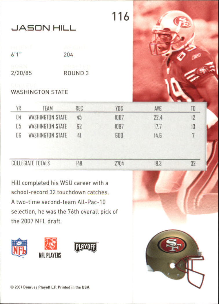 2007 Playoff NFL Playoffs Football Card Pick - Picture 233 of 361