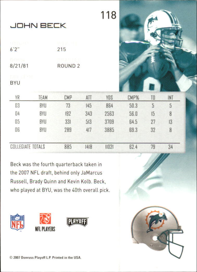 2007 Playoff NFL Playoffs Football Card Pick - Picture 237 of 361