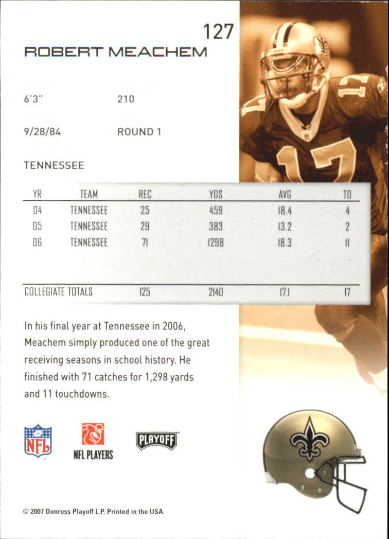 2007 Playoff NFL Playoffs Football Card Pick - Picture 255 of 361