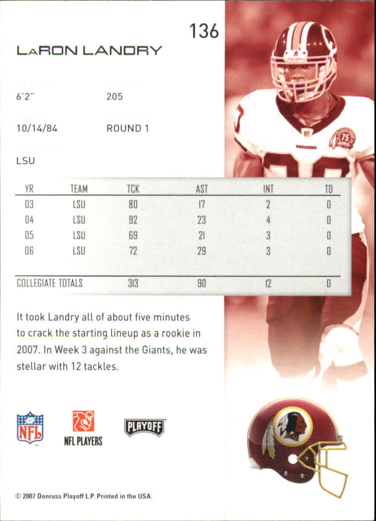 2007 Playoff NFL Playoffs Football Card Pick - Picture 273 of 361