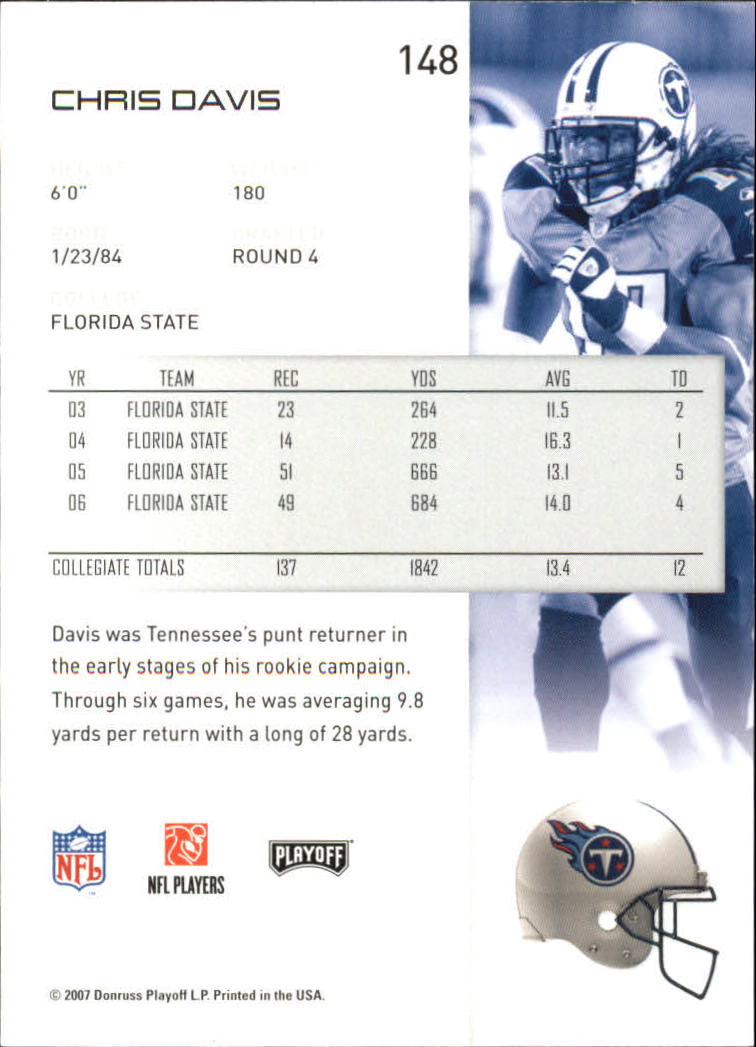 2007 Playoff NFL Playoffs Football Card Pick - Picture 297 of 361