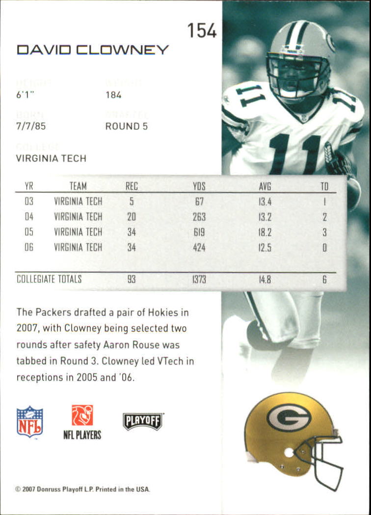 2007 Playoff NFL Playoffs Football Card Pick - Picture 309 of 361