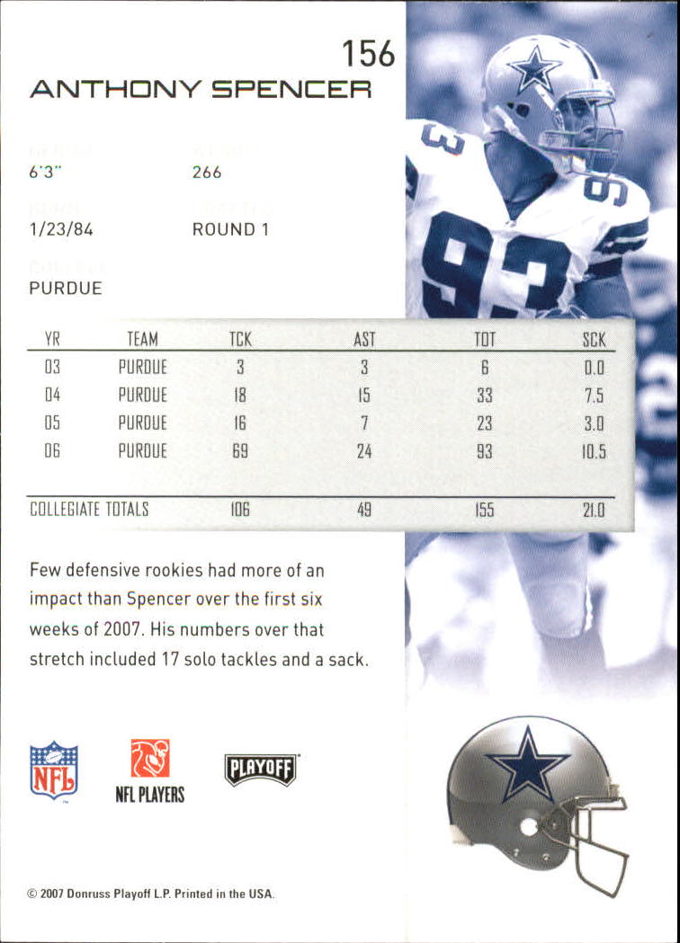 2007 Playoff NFL Playoffs Football Card Pick - Picture 313 of 361