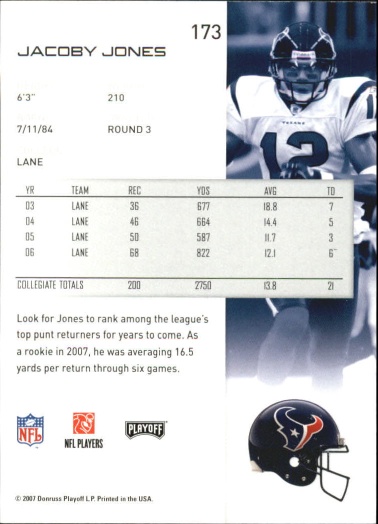 2007 Playoff NFL Playoffs Football Card Pick - Picture 347 of 361