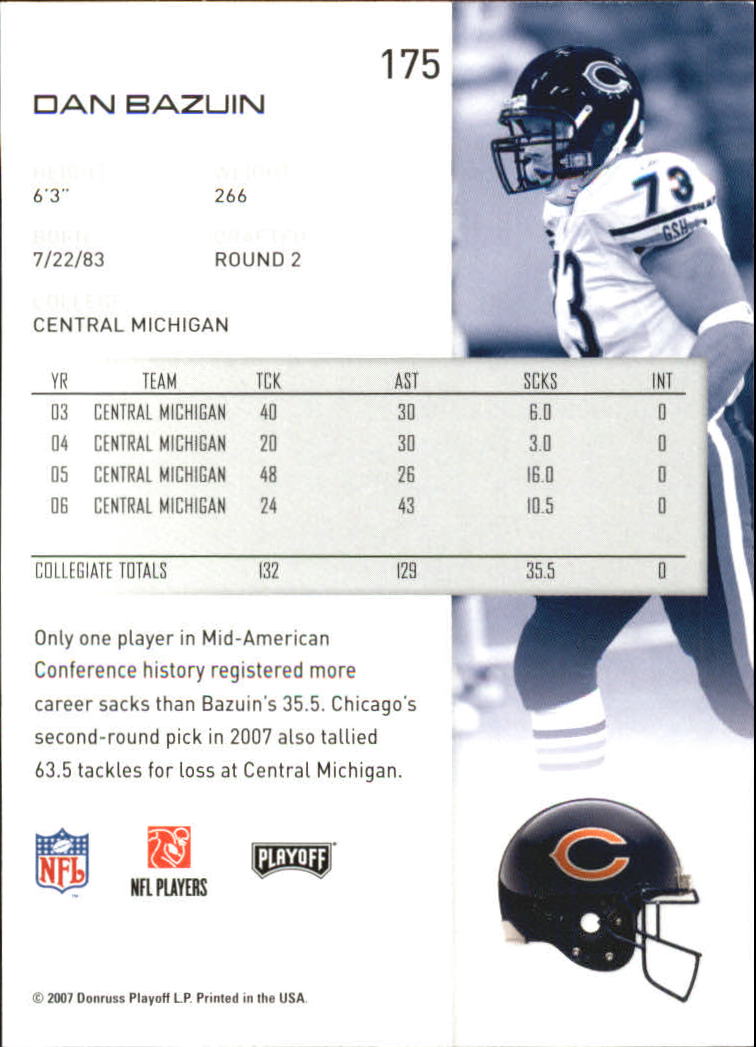 2007 Playoff NFL Playoffs Football Card Pick - Picture 351 of 361