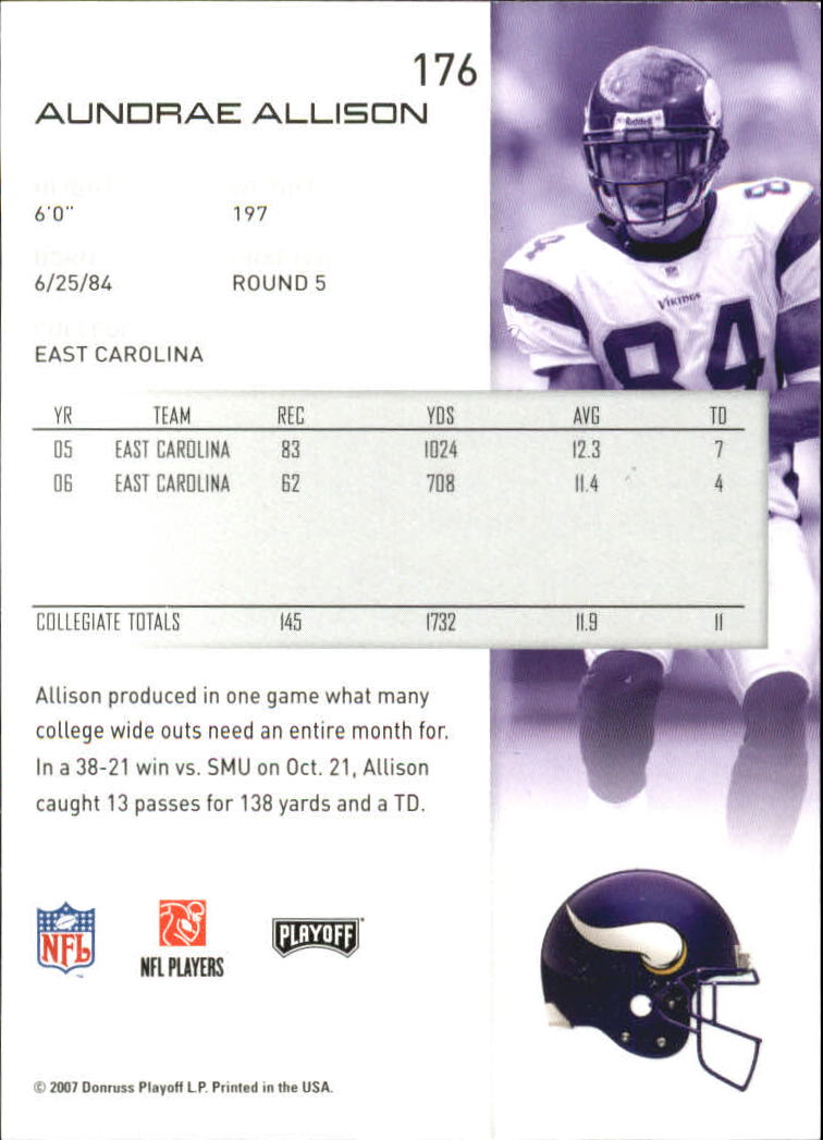 2007 Playoff NFL Playoffs Football Card Pick - Picture 353 of 361