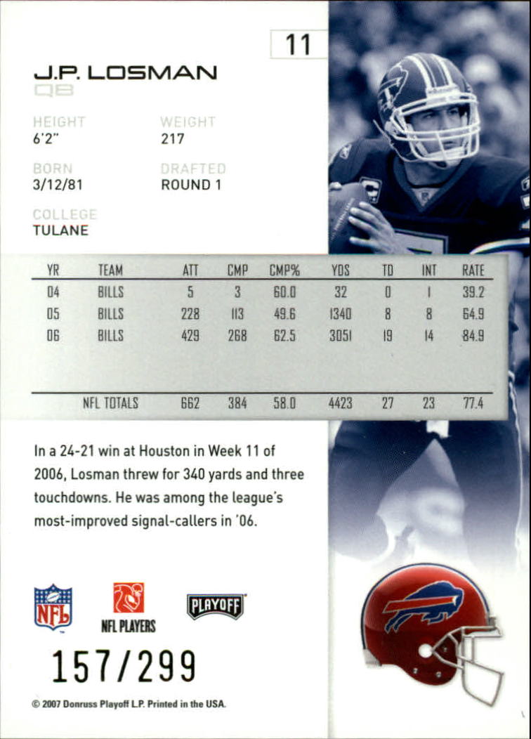 2007 Playoff NFL Playoffs Gold Football Card Pick | eBay