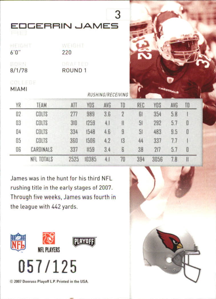 2007 Playoff NFL Playoffs Red Holofoil Football Card Pick - Photo 7 sur 351