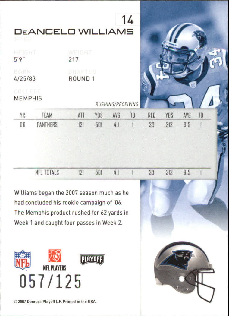 2007 Playoff NFL Playoffs Red Holofoil Football Card Pick - Photo 29 sur 351