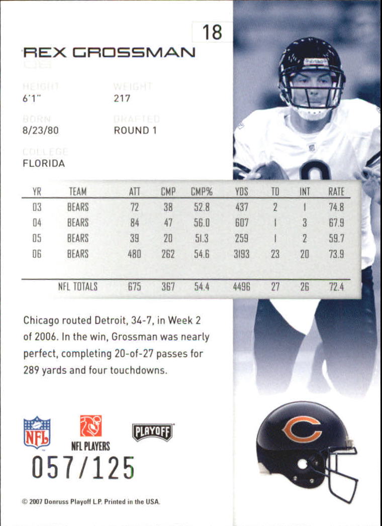 2007 Playoff NFL Playoffs Red Holofoil Football Card Pick - Photo 37 sur 351