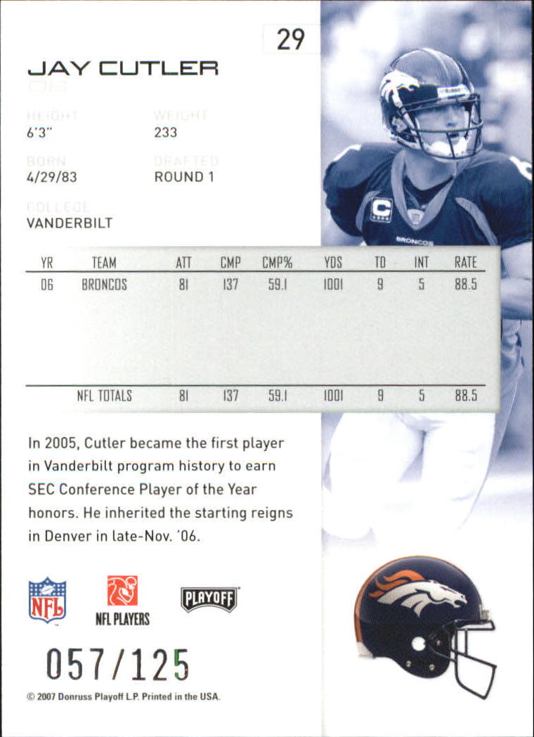 2007 Playoff NFL Playoffs Red Holofoil Football Card Pick - Photo 59 sur 351