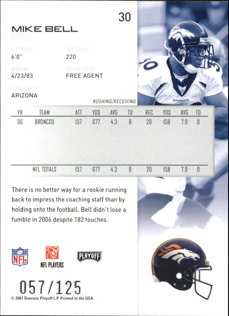 2007 Playoff NFL Playoffs Red Holofoil Football Card Pick - Photo 61 sur 351