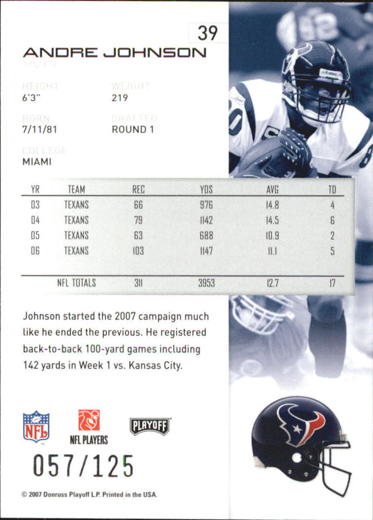 2007 Playoff NFL Playoffs Red Holofoil Football Card Pick - Photo 73 sur 351
