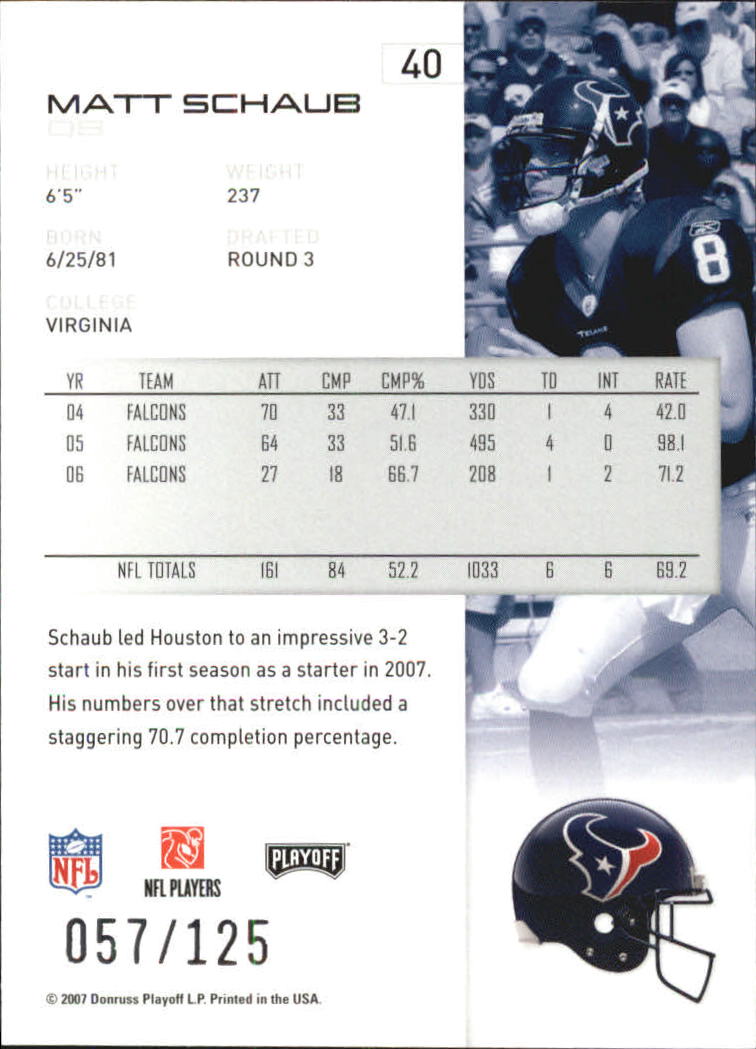 2007 Playoff NFL Playoffs Red Holofoil Football Card Pick - Photo 75 sur 351