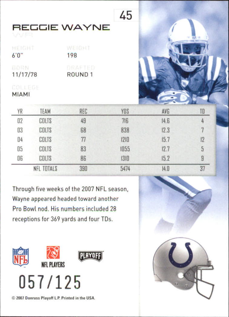 2007 Playoff NFL Playoffs Red Holofoil Football Card Pick - Photo 85 sur 351