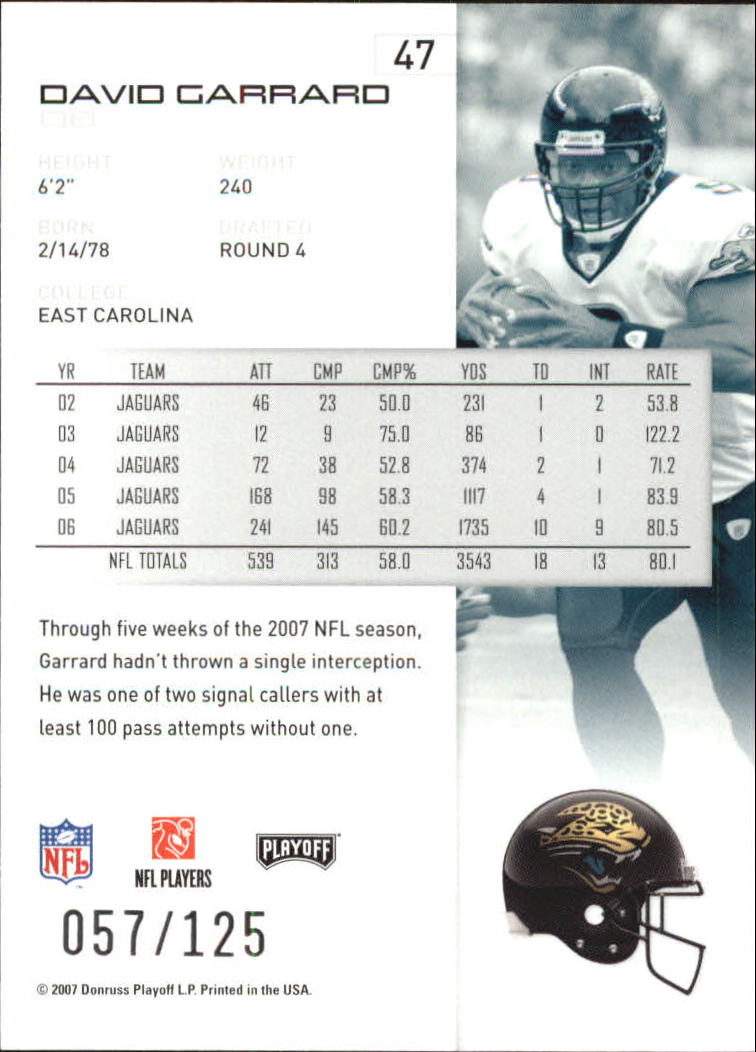 2007 Playoff NFL Playoffs Red Holofoil Football Card Pick - Photo 89 sur 351