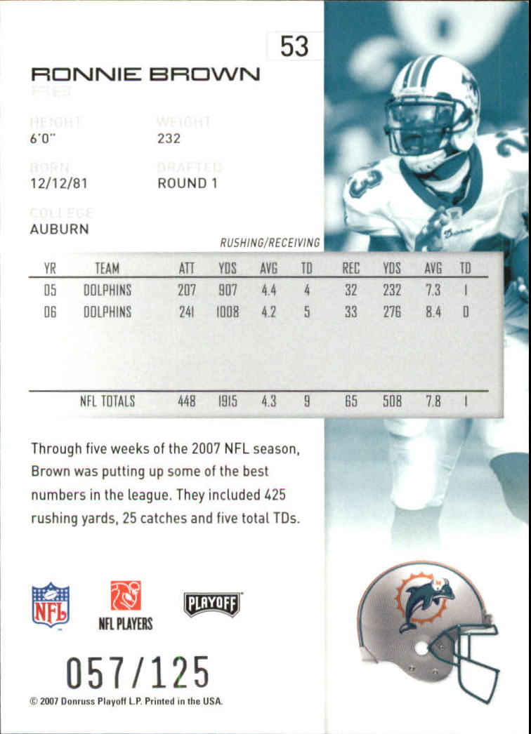 2007 Playoff NFL Playoffs Red Holofoil Football Card Pick - Photo 101 sur 351