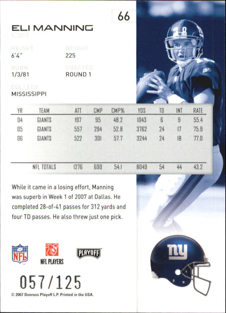 2007 Playoff NFL Playoffs Red Holofoil Football Card Pick - Photo 127 sur 351