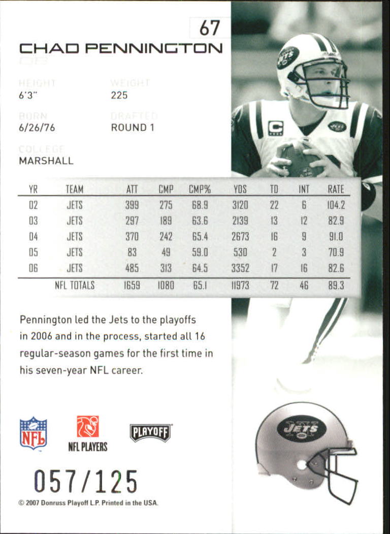 2007 Playoff NFL Playoffs Red Holofoil Football Card Pick - Photo 129 sur 351