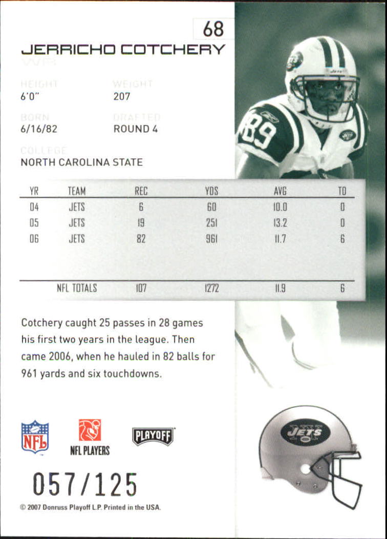 2007 Playoff NFL Playoffs Red Holofoil Football Card Pick - Photo 131 sur 351