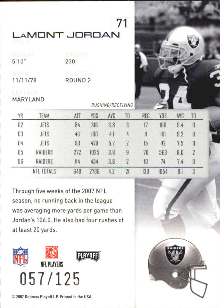 2007 Playoff NFL Playoffs Red Holofoil Football Card Pick - Photo 137 sur 351
