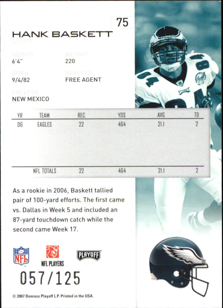 2007 Playoff NFL Playoffs Red Holofoil Football Card Pick - Photo 145 sur 351