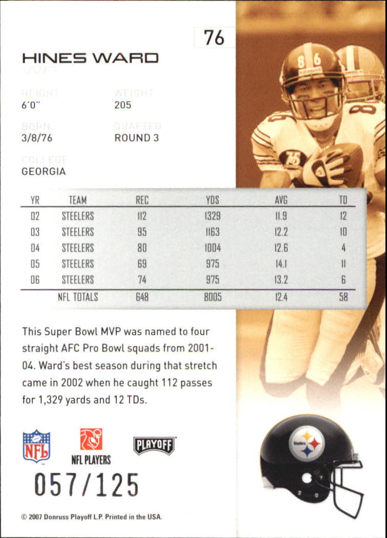 2007 Playoff NFL Playoffs Red Holofoil Football Card Pick - Photo 147 sur 351