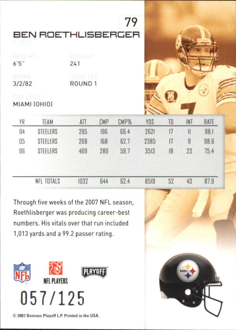 2007 Playoff NFL Playoffs Red Holofoil Football Card Pick - Photo 153 sur 351