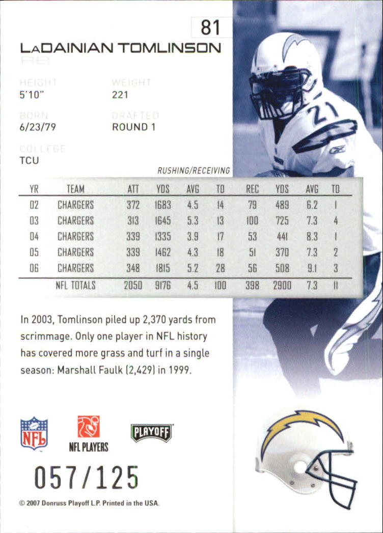 2007 Playoff NFL Playoffs Red Holofoil Football Card Pick - Photo 157 sur 351