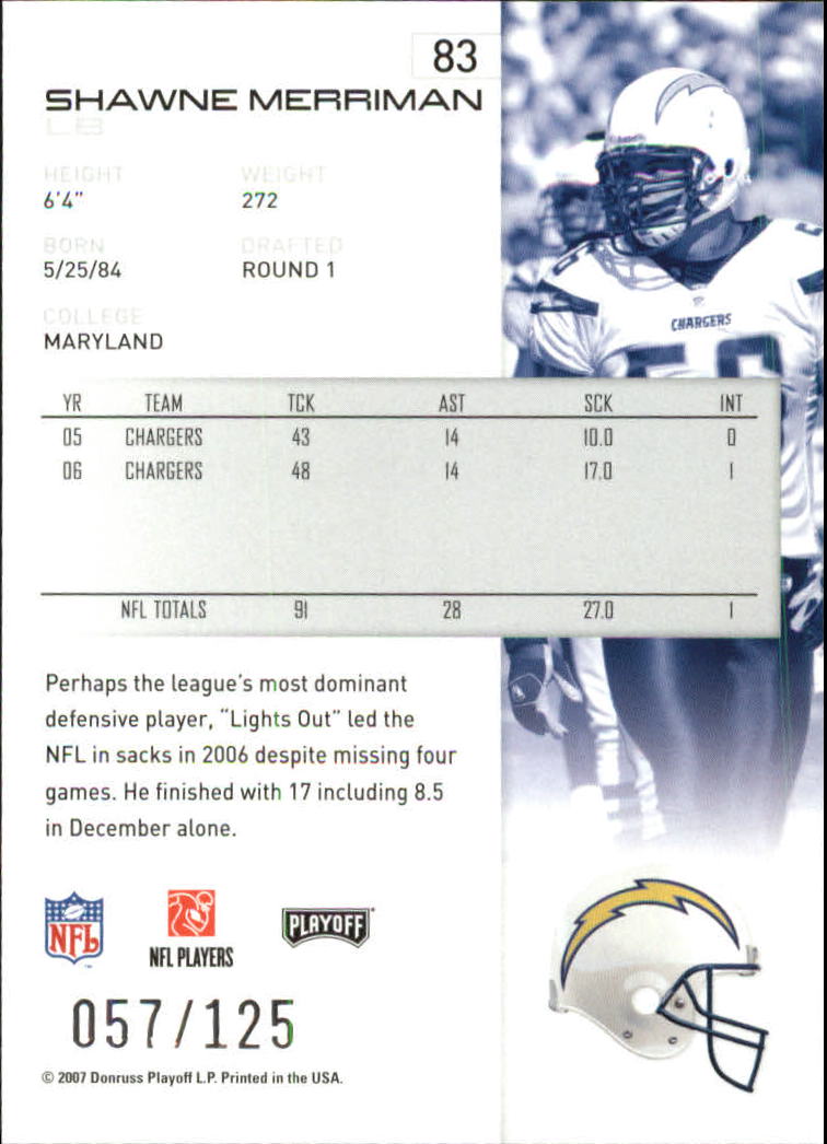 2007 Playoff NFL Playoffs Red Holofoil Football Card Pick - Photo 161 sur 351