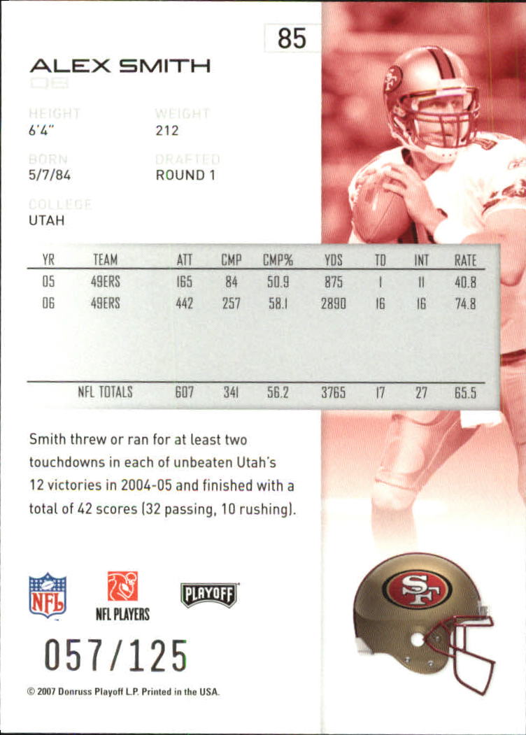 2007 Playoff NFL Playoffs Red Holofoil Football Card Pick - Photo 165 sur 351