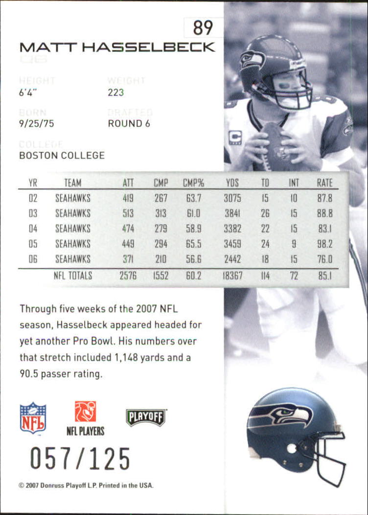 2007 Playoff NFL Playoffs Red Holofoil Football Card Pick - Photo 172 sur 351